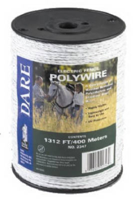 Dare Fence Poly Wire 250 M White
