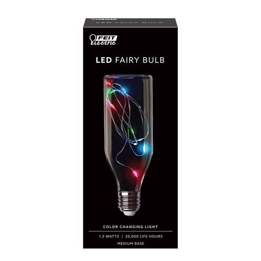 Feit Bottle E26 (Medium) LED Bulb Multi-Colored 11 Watt Equivalence 1 pk