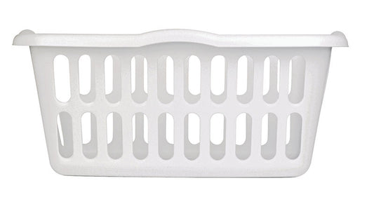 Sterilite White Plastic Laundry Basket (Pack of 12)