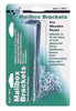Gibraltar Mailboxes Silver Steel Mounting Hardware .074 Ga. 7.875 in. L