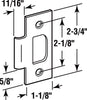 Prime-Line 2.75 in. H X 0.38 in. L Brass T- Strike