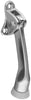National Hardware Zinc w/Rubber Tip Satin Nickel Silver Kick-Down Door Holder Mounts to door .7 in.