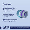 Sigma Electric ProConnex 1 in. D Die-Cast Zinc Rain-Tight Compression Connector For EMT 1 pk