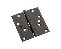 National Hardware 4 in. L Black Door Hinge (Pack of 5)