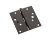 National Hardware 4 in. L Black Door Hinge (Pack of 5)