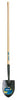 Ames 1259100 47" Wood Handle No. 1 Pony Irrigating Round Point Shovels