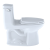 TOTO® Eco UltraMax® One-Piece Elongated 1.28 GPF ADA Compliant Toilet with CEFIONTECT, Cotton White - MS854114ELG#01