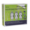 Leviton White Thermoplastic 15A 125V 14 to 12 ga. 5-15R Tamper-Resistant Outlet & USB Charger