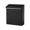 Architectural Mailboxes Townhouse Classic Galvanized Steel Wall Mount Black Mailbox - Open Box
