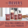 Mrs. Meyer's Clean Day Fall Leaves Scent Liquid Hand Soap 12.5 oz (Pack of 6)