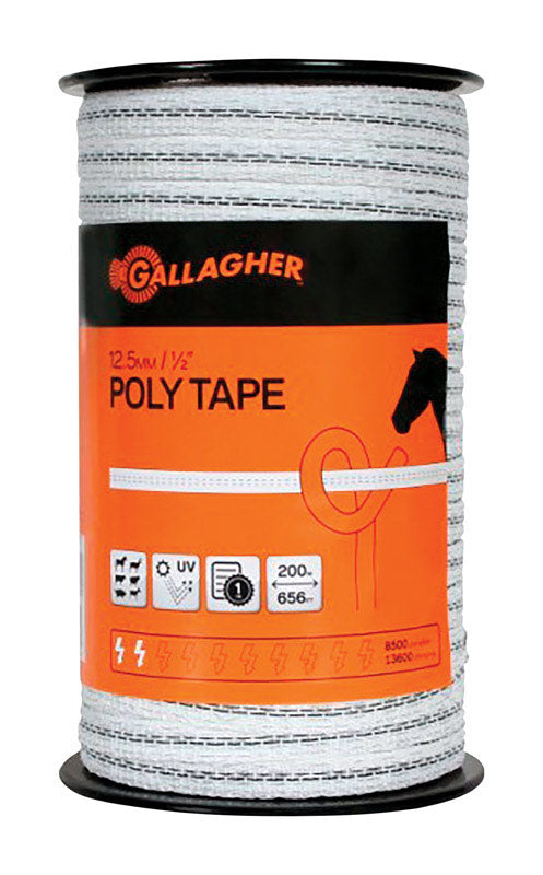 Gallagher Poly Tape Green/White