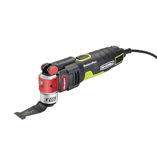 Herramienta multiusos oscilante con cable Rockwell F65 Vibrafree Sonicrafter de 4 amperios