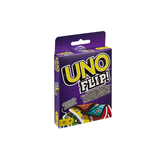 Mattel Uno Flip Card Game Paper/Plastic