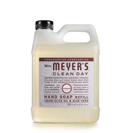 Mrs. Meyer's Clean Day Lavender Scent Liquid Hand Soap 33 oz. (Pack of 6)