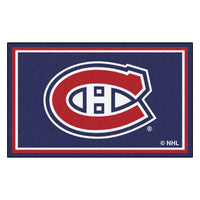 NHL - Montreal Canadiens 4ft. x 6ft. Plush Area Rug