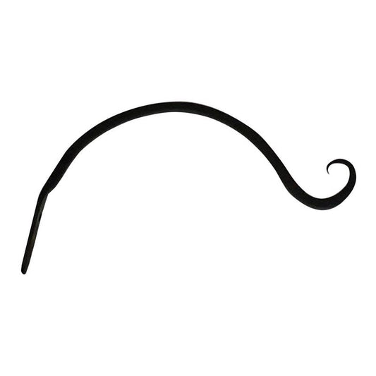 The Hookery A-13 9" Curved Wrought Iron Hanger (Pack of 12)