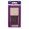 Magic Sliders Plastic Caster Cup Brown Square 1-3/4 in. W X 1-3/4 in. L 4 pk