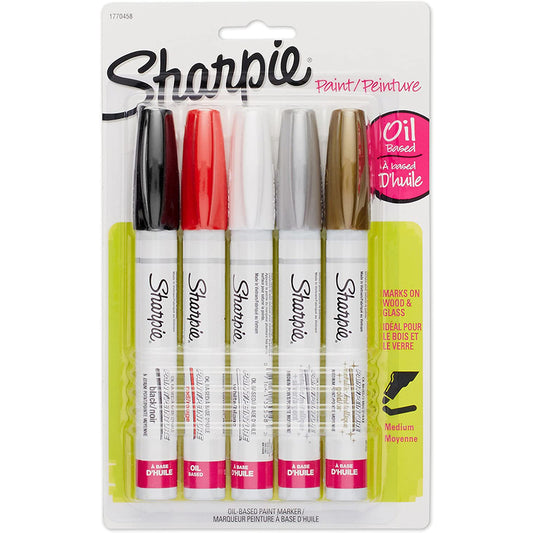 Sharpie Assorted Medium Tip Paint Marker 5 pk (Pack of 6)