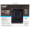 National Hardware SmartKey 3.35 in. L Black Gate Lock