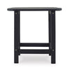 Signature Design by Ashley Sundown Treasure Black Square HDPE Contemporary End Table