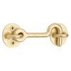 National Hardware 4 in. L Brushed Gold Steel Hook and Eye Closure 1 pc - Deal of The Week