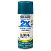 Rust-Oleum Deep Teal General-Purpose Premium Ultra Matte Spray Paint 12 oz. (Pack of 6)