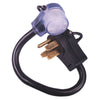 US Hardware 18 in. 50 amps RV Electrical Conversion Adapter 1 pk