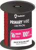 Coleman Cable 100 ft. Stranded 16 Ga. Primary Wire Red