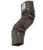 Amerimax 2 in. H X 3 in. W X 7.5 in. L Brown Vinyl Gutter Elbow