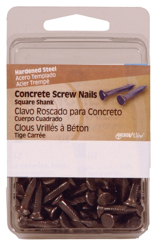 Hillman 3/4 in. L Concrete Steel Nail Square Shank Flat (Pack of 5)