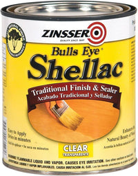Zinsser Bulls Eye Clear Shellac Finish and Sealer 1 qt.