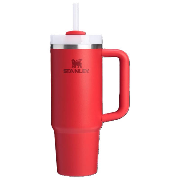Vaso térmico Stanley The Quencher H2.0 FlowState de 30 oz, rojo Chili, sin BPA, con aislamiento al vacío de doble pared