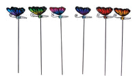Infinity Assorted Colors Metal Outdoor Garden Stake 2.76 L x 12.4 H x 1.5 W in. (Pack of 24)