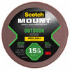 3M Scotch Double Sided 1 in. W X 450 in. L Mounting Tape Gray
