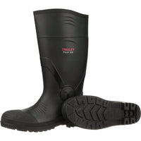 Black PVC Work Boot, Size 6