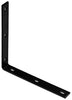National Hardware 12.25 in. H X 1.5 in. W X 0.25 in. D Black Carbon Steel Inside/Outside Corner Brac