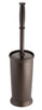 InterDesign 93330 16" X 4.2" Bronze Kent Toilet Bowl Brush & Holder (Pack of 4)