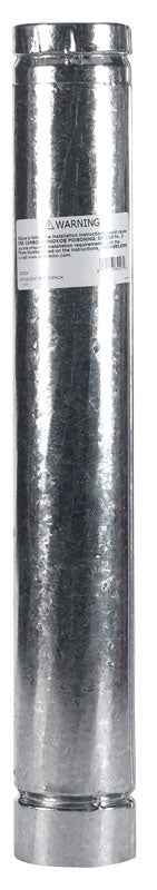 Selkirk 3 in. Dia. x 24 in. L Aluminum Stove Pipe (Pack of 2)