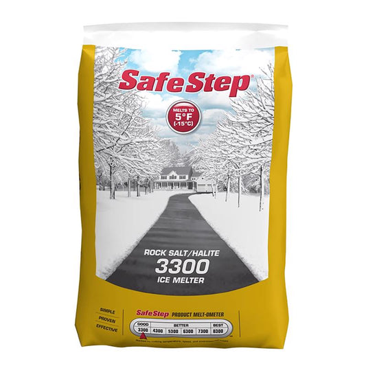 Safe Step Sodium Chloride Crystal Rock Salt Ice Melt 50 lbs.