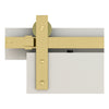 National Hardware Designer 72 in. L Brushed Gold Steel Barn Door Hanger Kit 1 pc