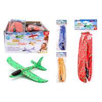 Diamond Visions Inc Mini Super Glider Airplane ABS Plastic Assorted (Pack of 24)