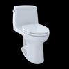 TOTO® Eco UltraMax® One-Piece Elongated 1.28 GPF Toilet with CEFIONTECT, Cotton White - MS854114EG#01