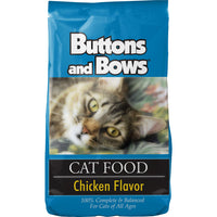 Buttons & Bows Chicken Flavor Cat Food, 20-Lbs.