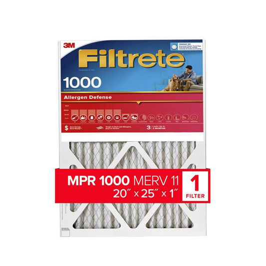 3M Filtrete 20 in. W x 25 in. H x 1 in. D 11 MERV Air Filter (Pack of 4)