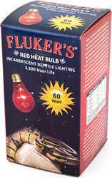 Bombilla de calor roja