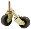 Softtouch 1.62 in. D Swivel Plastic Caster 50 lb 2 pk
