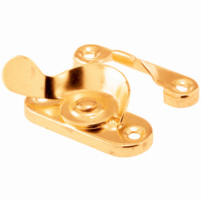 Prime-Line Brass-Plated Gold Steel Sash Lock 1 pk