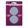 Magic Sliders Gray 2-3/8 in. Adhesive Plastic Sliding Discs 4 pk - Deal of The Week