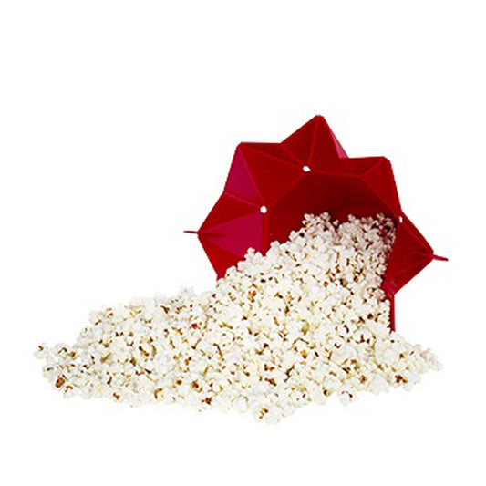 Chef'n Pop Top Red Silicone Popcorn Popper 10 oz