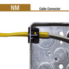 Sigma Electric ProConnex NM Cable Cable Connector 3/8 in. D 1 pk